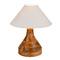 Hello Honey® 15.75" Natural Artisanal Aura Mango Wood Table Lamp